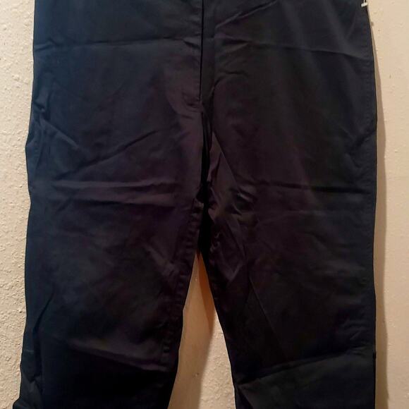 Avenue black capris cropped pants stretch plus size 16 office, work, party, New - Picture 3 of 14